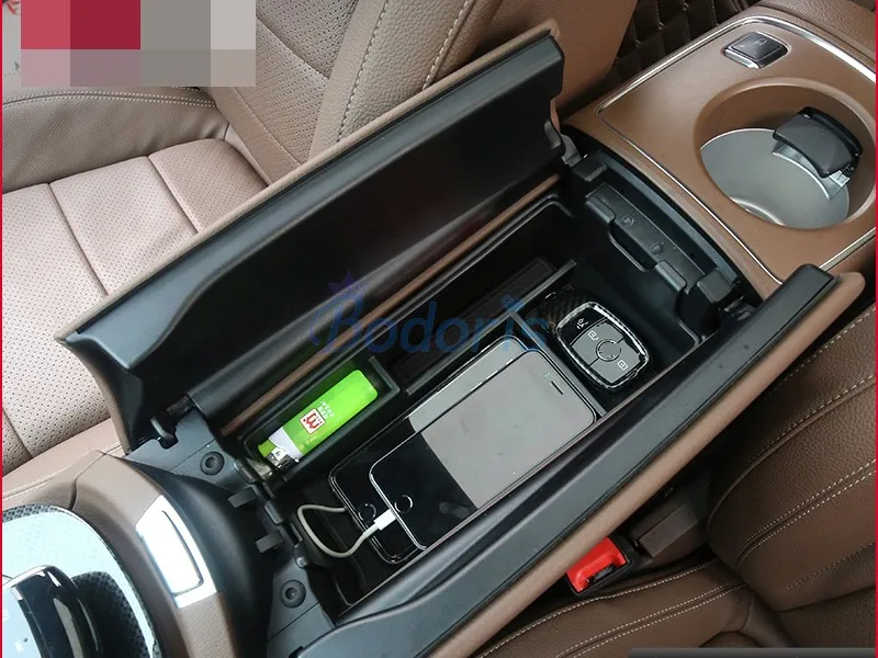 Автомобильный органайзер для Mercedes Benz E Class W213, центральный подлокотник, коробка для хранения перчаток, аксессуары для стайлинга автомобилей