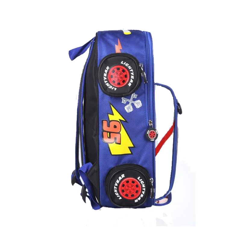 Детские школьные сумки с мультяшным 3D автомобилем для мальчиков и девочек