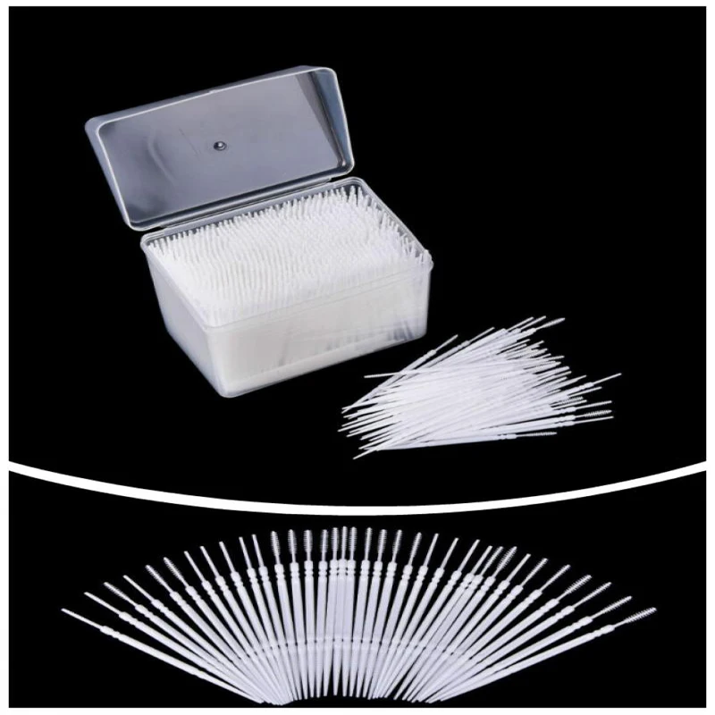 

1100 Pcs/Box White Interdental Brush Double-Head Brush For Teeth Cleaning Toothpick Oral Care Tool Toothpick Dental Floss