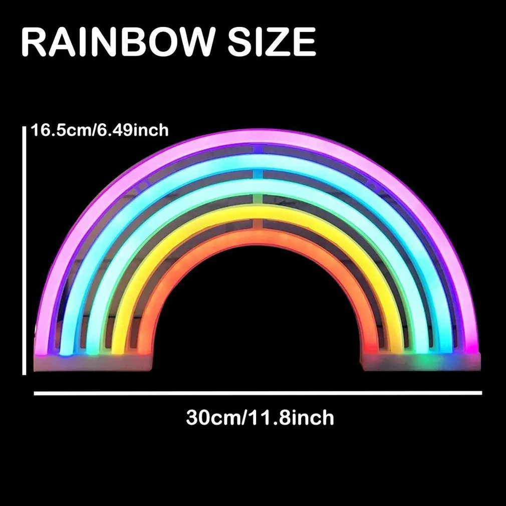 

Christmas Decorations Led Colorful Rainbow Neon Lights Birthday Party Living Room Wedding Party Decoration