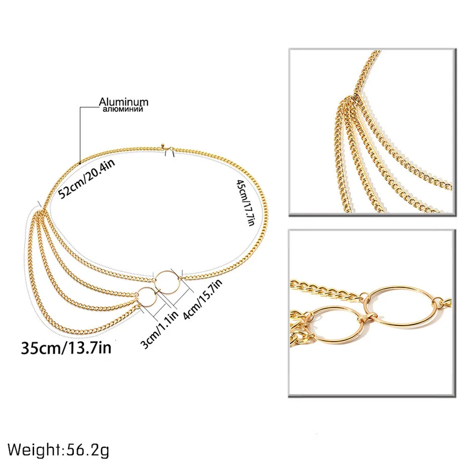 Многослойная винтажная Длинная цепочка с кисточкой для живота, богемное сексуальное бикини, пляжные Золотые бусы, подвеска, цепь для тела, очаровательные женские ювелирные изделия