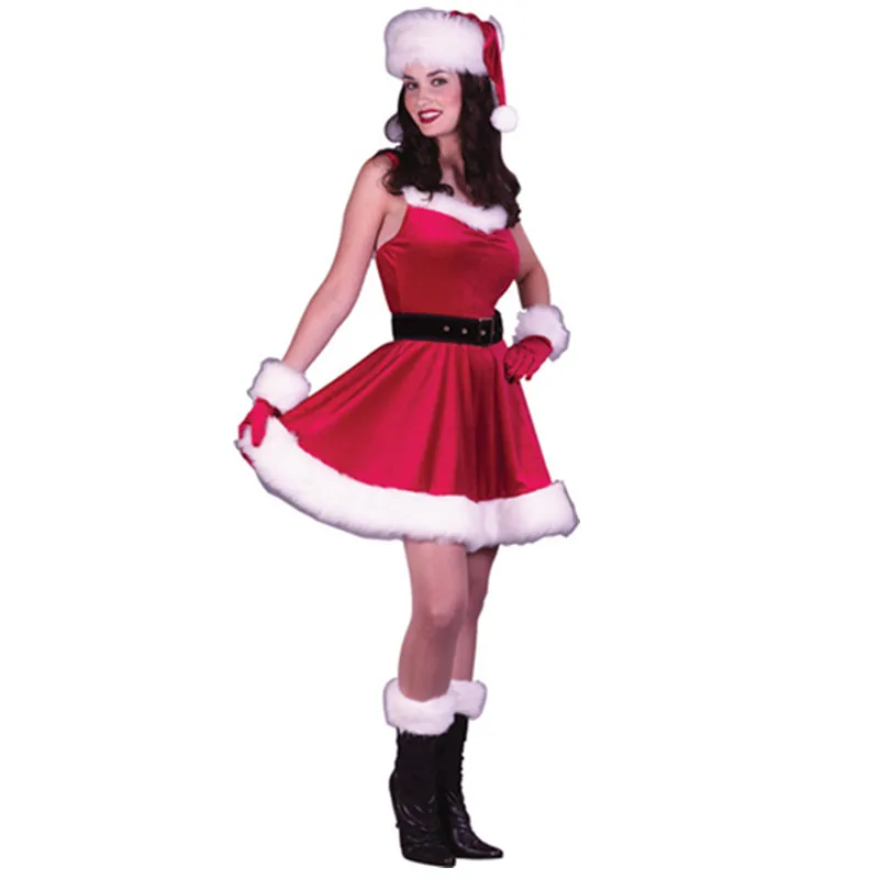 Новое поступление рождественское платье для взрослых женщин Рождественский