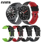 FIFATA 22 мм силиконовый спортивный ремешок для Samsung Galaxy Watch 3 45 ммHuami Amazfit GTR 47 ммStratos 3PaceHuawei Watch GTGT 2 46 мм