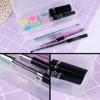 New and Hot 1PC High Quality Nail Storage Case Clear Plastic Empty Nail Art Tips Rhinestone Beads Storage Box Nail Tools