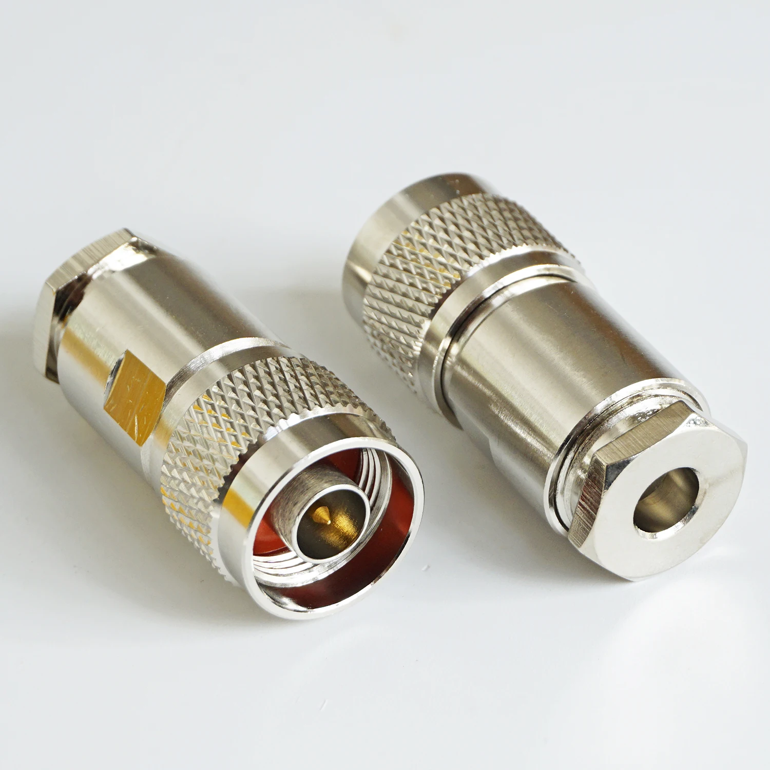 1X штепсельная вилка N зажим для пайки RG8X RG-8X LMR240 RG59 RF коаксиальный Прямой