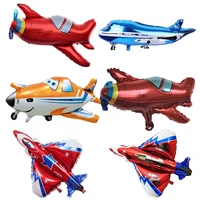 airplane aluminum foil balloon airplane birthday party decorations childrens gift ball baby shower balloon boy inflatable toy