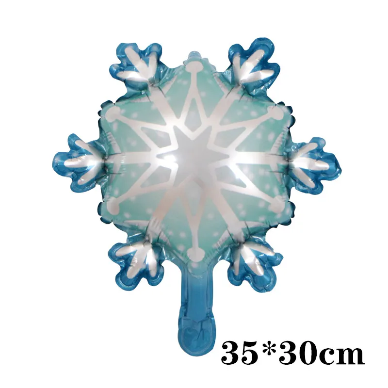 

3pcs Christmas Foil Balloons Snowflake Air Balloons Snowflake Toy Balloon Christmas Wedding Birthday Party Supplies