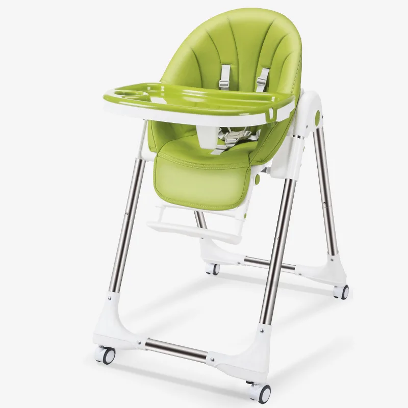 Обновлено с колесами портативное детское кресло для новорожденных регулируемое