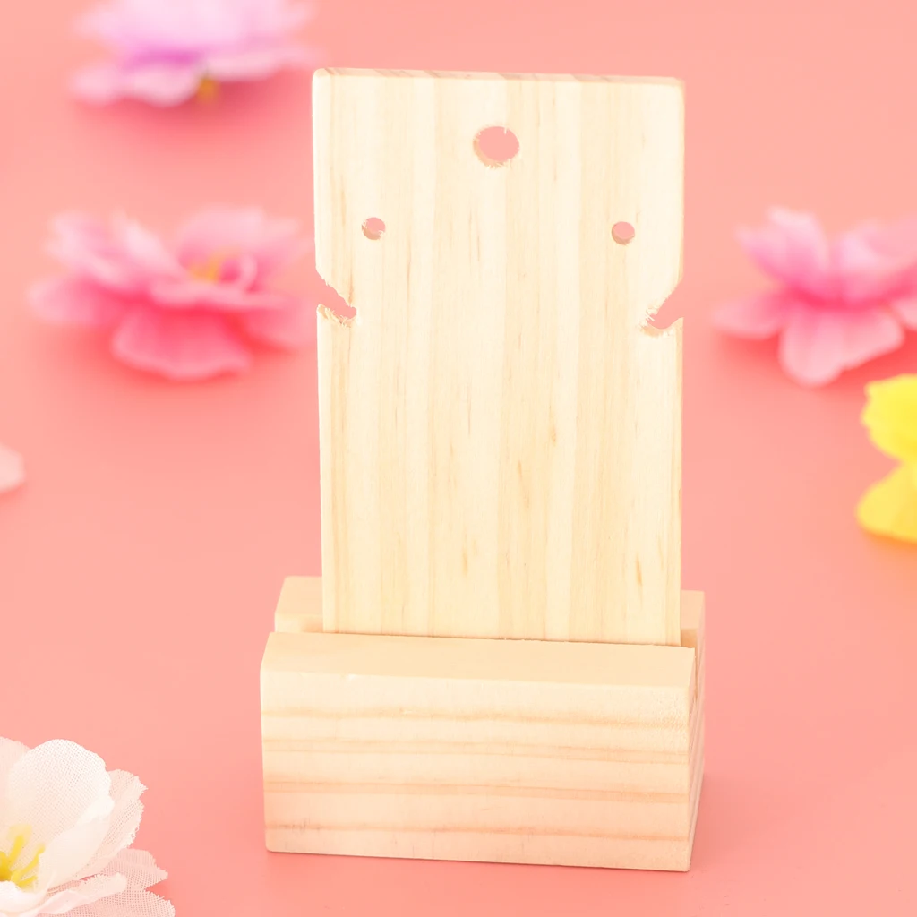 Подставка органайзер для сережек из натурального дерева|Упаковка и стойки