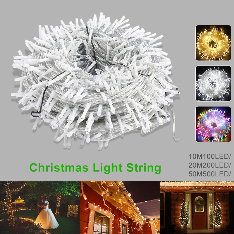 

Светодиодный светильник LITOM, 8 режимов, 220 В, 10 м, светодиодов