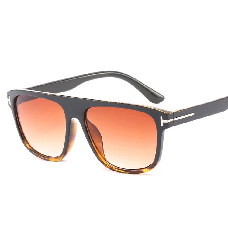 

TF sunglasses women men 2021 high quality black blue leopard rectangle moda beach glasse oculos de sol feminino