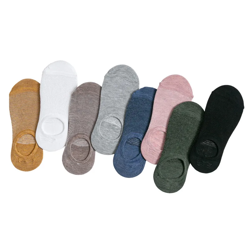 

Xiaomi Youpin's new 5 pairs of women's shallow mouth invisible socks mesh breathable solid color sweat-absorbent cotton socks
