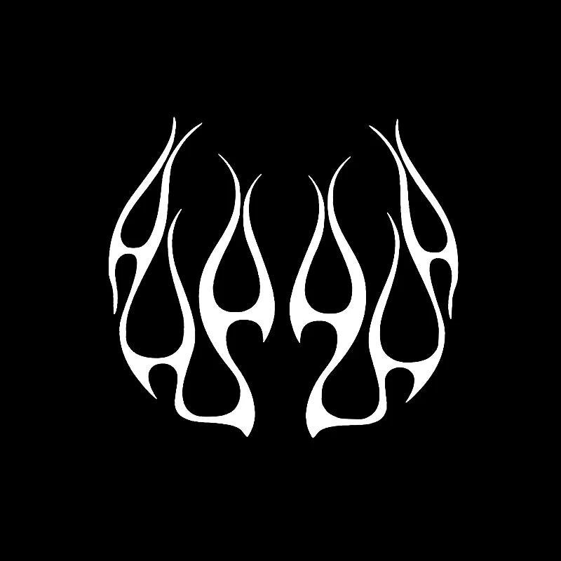 13*12 см Hot Rod капюшон пламя винил графическая наклейка авто грузовик Стикеры