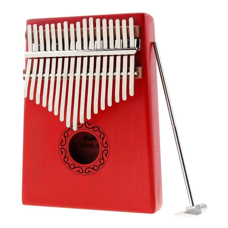 

17 Key Kalimba Single Board Mahogany Thumb Piano Mbira Mini Keyboard Instrument for Music Lover Beginners Children