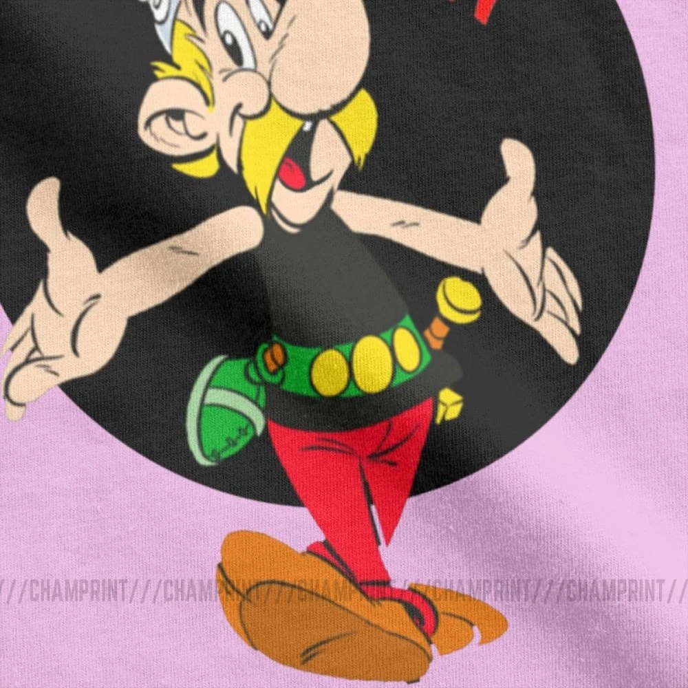 Женские футболки Asterix и Obelix Comics женская футболка с круглым вырезом топ из 100%