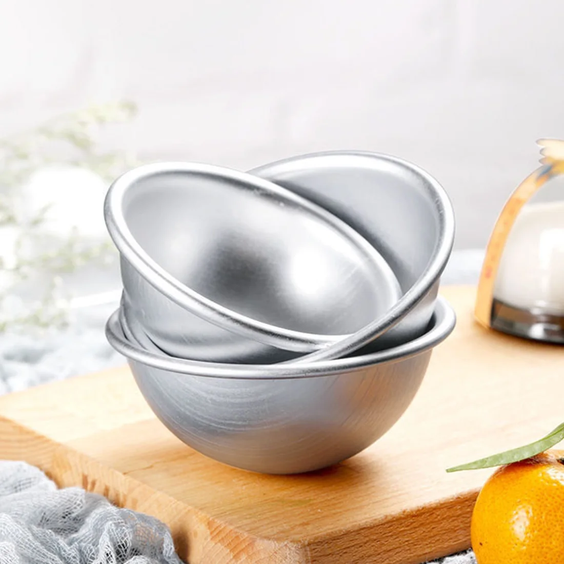 Круглые формы из алюминиевого сплава для бомбочек ванны инструмент сделай сам