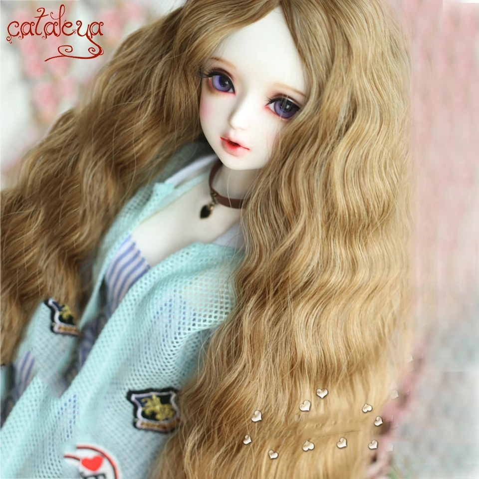Высококачественный парик для кукол Cataleya из термостойкого волокна BJD SD с длинными