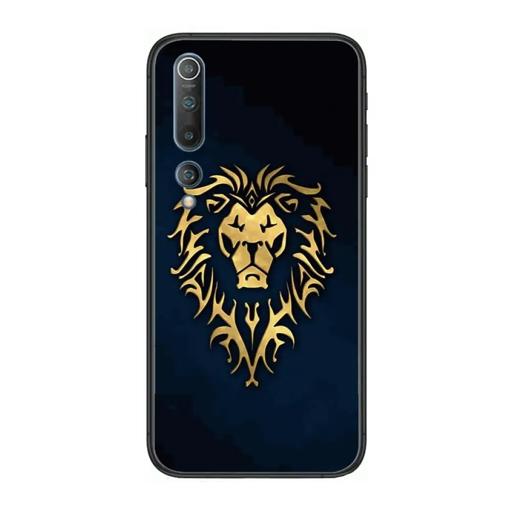 

World of Warcraft case Phone Case For xiaomi mi11 5g 10 liti Ultra 9Pro SE 3 8 Note Anime Black Cover Silicone Back Pretty tpu