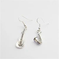 guitar earrings saxophone earrings music earrings guitar jewelry instrument earrings guitarist gift music teacher gifts