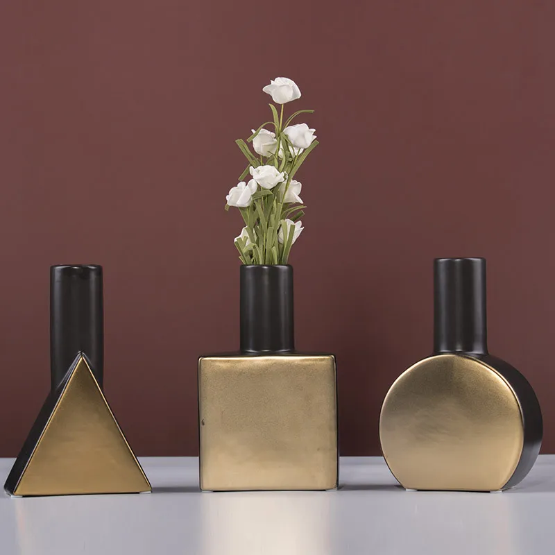 Ваза в скандинавском стиле украшения домашний геометрический творческие