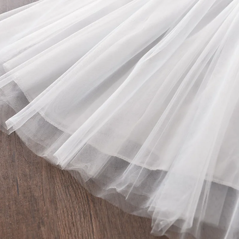 

Girl Casual Dress 2021 Summer Girl Kids Costumes Sleeveless Baby Party Princess Vestidos Solid Children Clothing 3-7Y