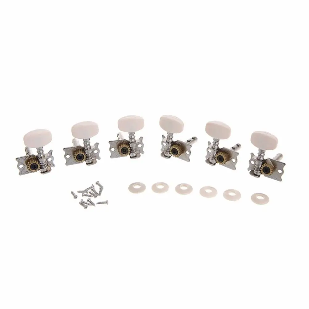 

Left Right Classical Guitar String Tuning Pegs Machine Heads Tuners Keys Part 3L3R Professional Guitar Parts Accessories