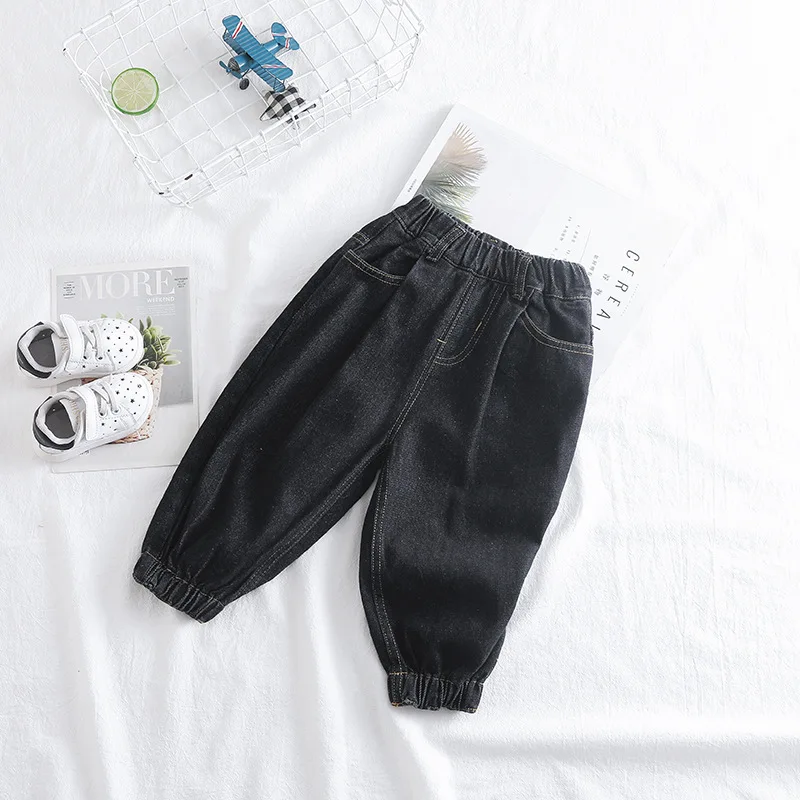 Джинсы-шаровары для мальчиков 12-4 месяцев с эластичным поясом | Мать и ребенок