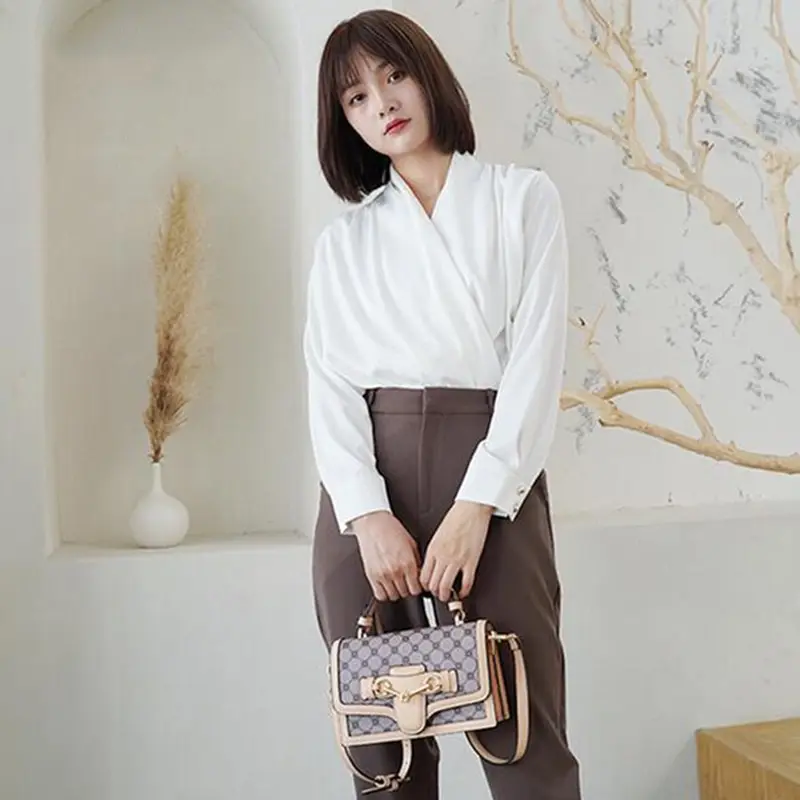 Женская сумка 2020 модная женская через плечо из искусственной кожи с замком Новые