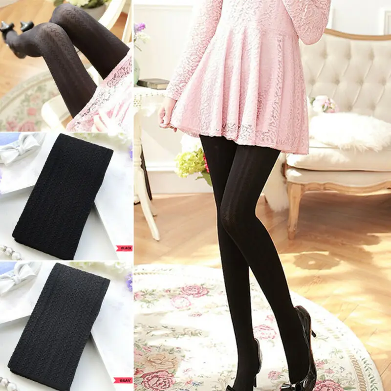 Женские осенние толстые тонкие колготки для девочек компрессионные чулки с