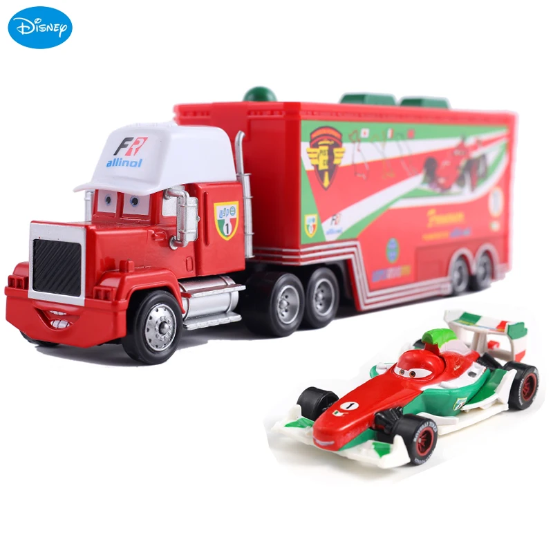 Disney Pixar Тачки 2 3 игрушки Молния Маккуин Джексон шторм Мак Uncle Plastic Truck 1:55 модель