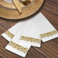25pcs disposable tissue napkin home restaurant dish bowl paper towel table supply