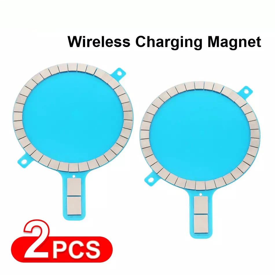 

1 2Pcs Magnet Sticker Wireless Charging Magnetic For iPhone 11 12 Pro Max Mini XS XR Mobile Phone Back Cover Strong