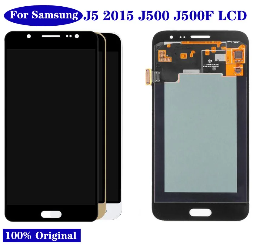 5 0 дюймовый 100% оригинальный протестированный дисплей для Samsung J5 2015 J500 ЖК-экран