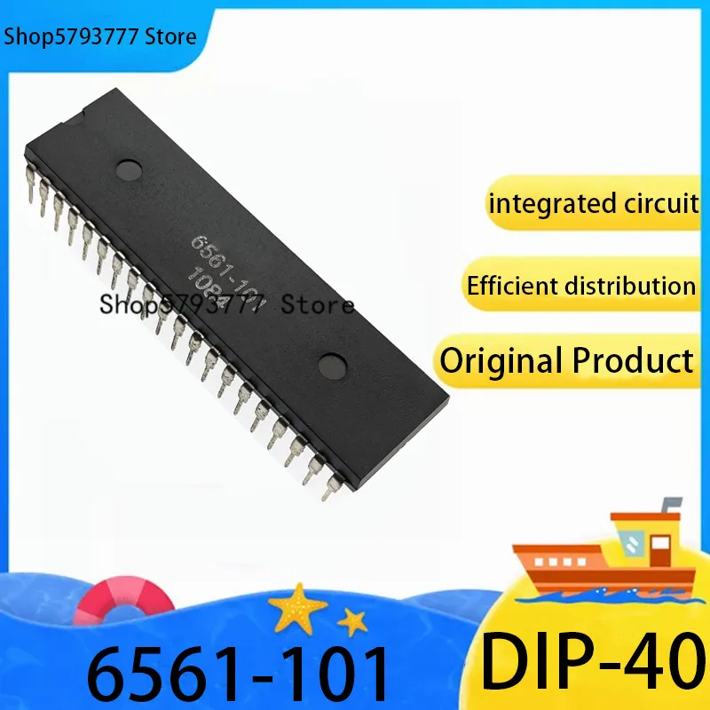 1 шт. новый оригинальный подлинный 6561-101 DIP-40 6561 DIP40 |