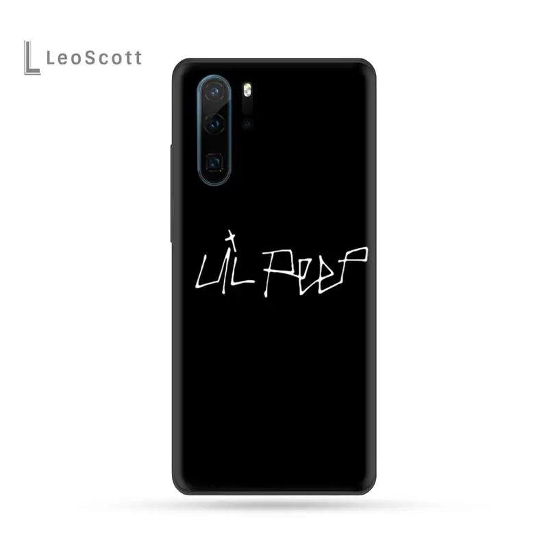 Lil Peep США певец Густав Орр черный чехол для телефона Huawei P9 P10 P20 P30 Pro Lite smart Mate 10 20 Y5 Y6