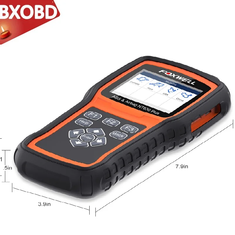 FOXWELL NT630 Elite OBD2 Автомобильный сканер ABS SAS подушка безопасности для сброса данных