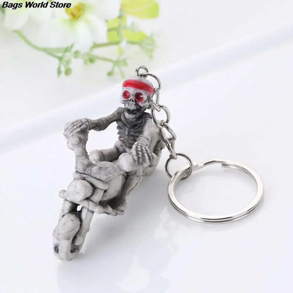 1 шт череп брелок дьявол смерти Монстр мотор автомобильный подарок аксессуары
