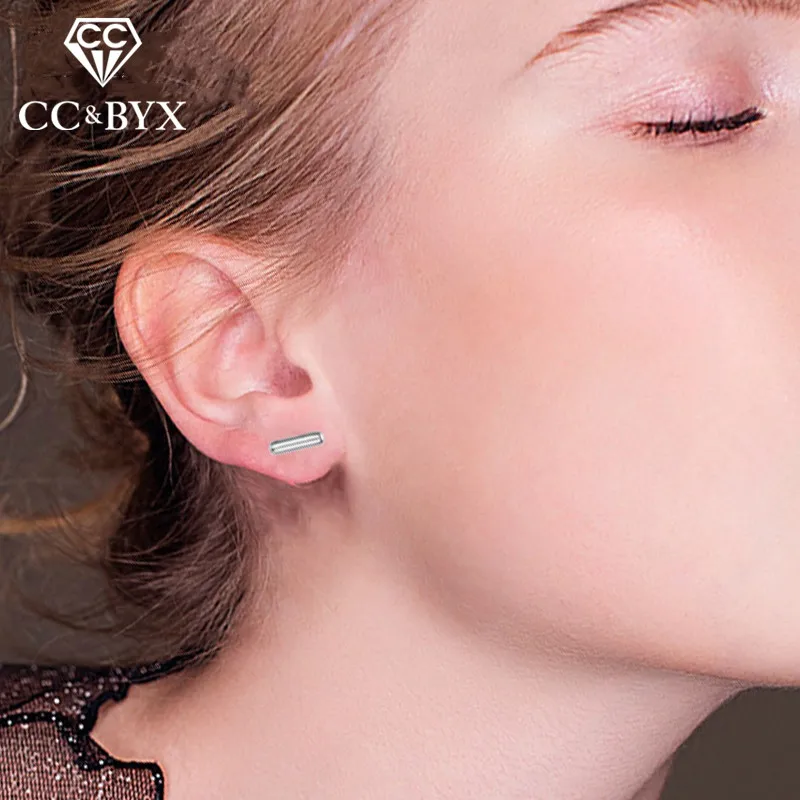 Женские серьги-гвоздики из серебра 925 пробы в стиле панк | Украшения и аксессуары