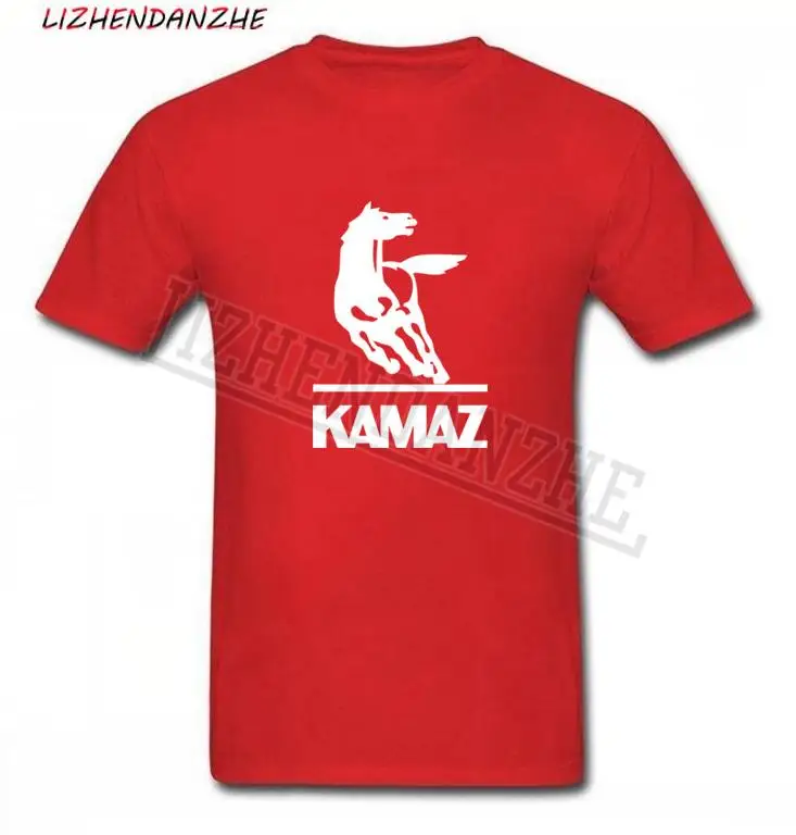 Мужская футболка Kamaz Truck высокого качества 100 хлопок летние брендовые Роскошные