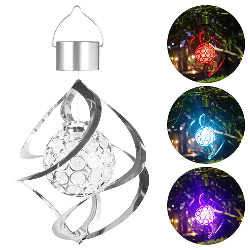 IP65 водонепроницаемые подвесные фонари на солнечной батарее уличные фонарики