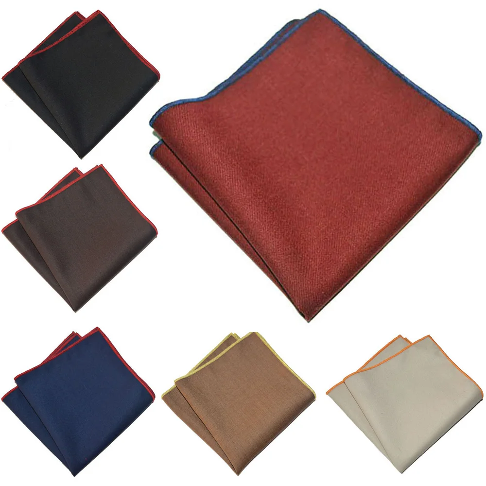 Мужской деловой носовой платок цветной рулон Карманный квадратный хлопок YXTIE0327 |