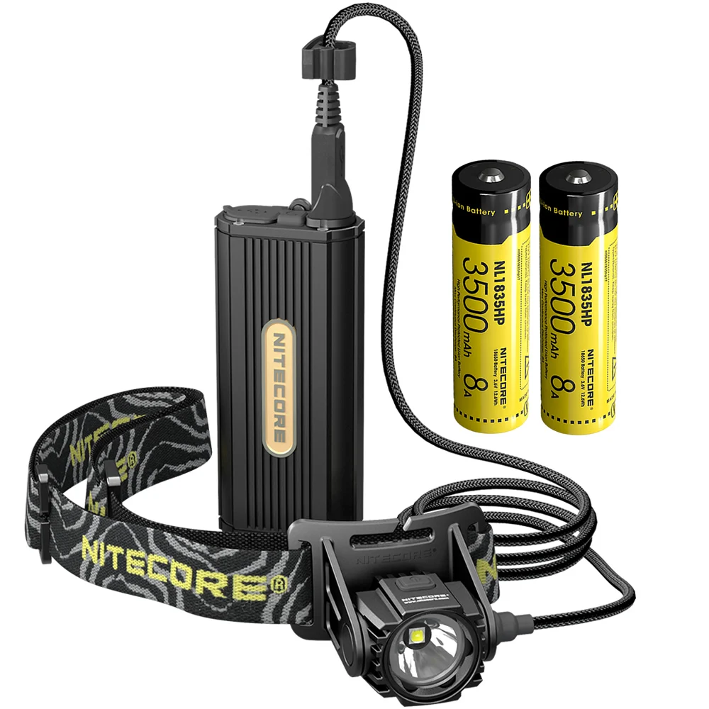 2020 Лидер продаж налобный фонарь Nitecore HC70 1000 люмен с USB зарядкой + внешний