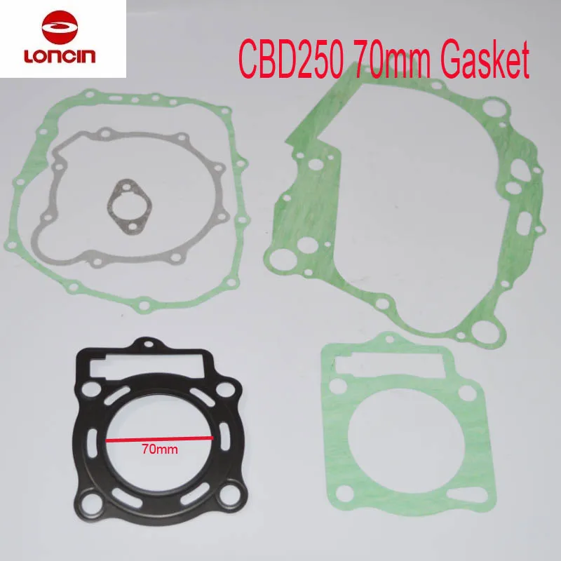 Loncin 250cc zongshen cb250 прокладка воздушного двигателя с водяным охлаждением kayo