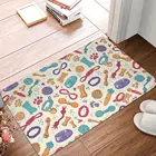 Коврик для кухни, ванной, кухни, гостиной, нескользящий, из полиэстера, 40 х60