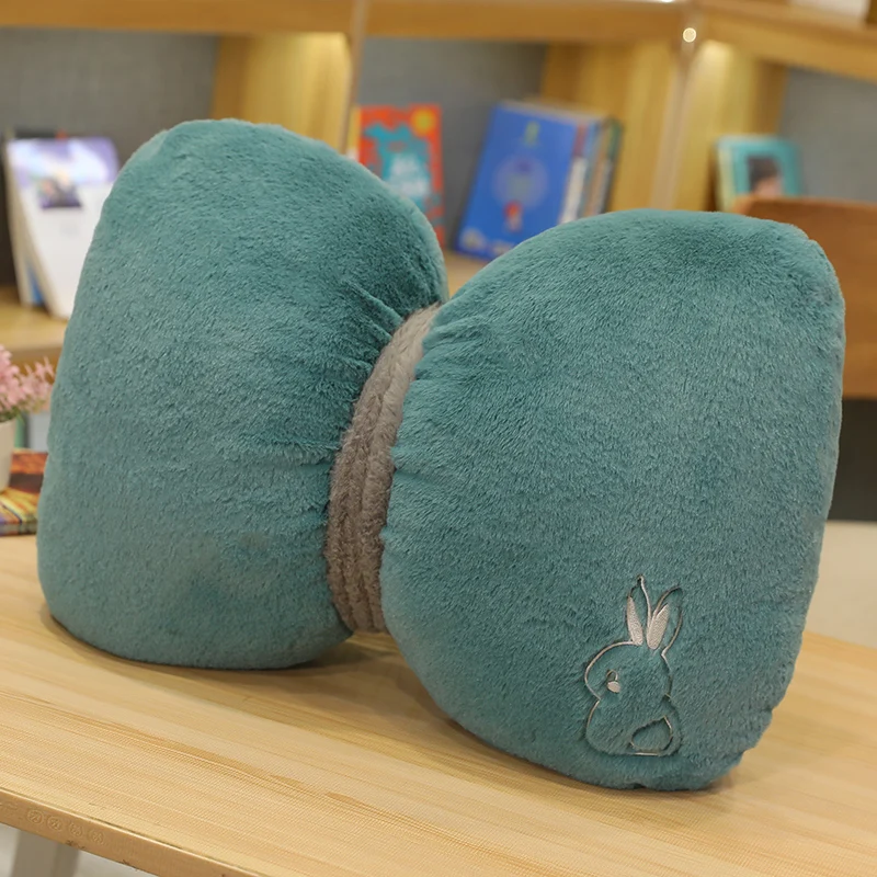 

50 * 35CM Nordic Style Knot Shaped Decorative Sofa Throw Pillow Back Cushion Cute Tassel Ball Trim Home Car Decoration Gift