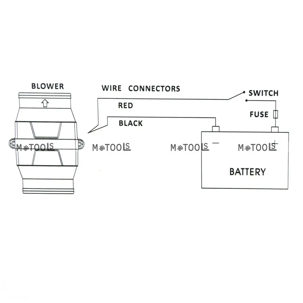 Судовая 6 лопастная Лодка 12В 4 &quotв линии воздуходувка Трюмный вентиляционный