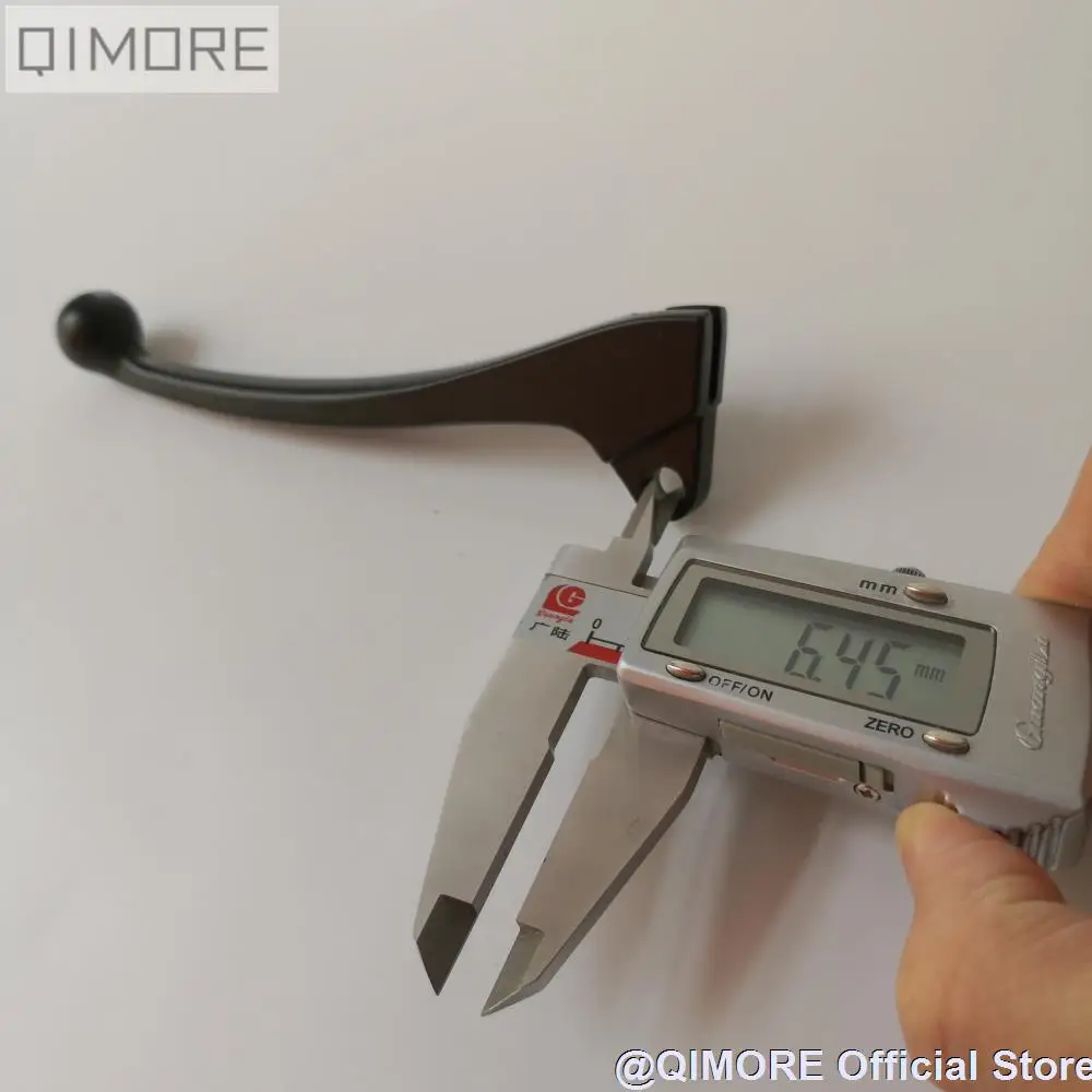 Левый боковый тормозной рычаг черного цвета для скутера мопеда Sunl Roketa Tank Baja Jonway