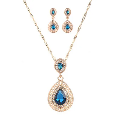 Жемчужные Искусственные наборы для женщин свадебная цепочка подвеска ожерелье