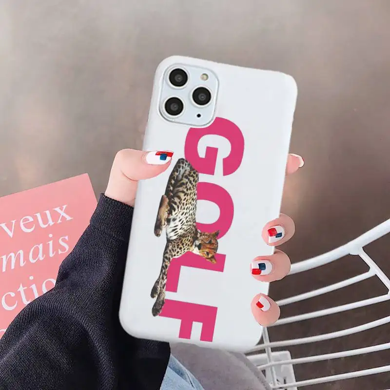 

Tyler Creator golf Phone Case White Candy Color for iPhone 6 7 8 11 12 s mini pro X XS XR MAX Plus