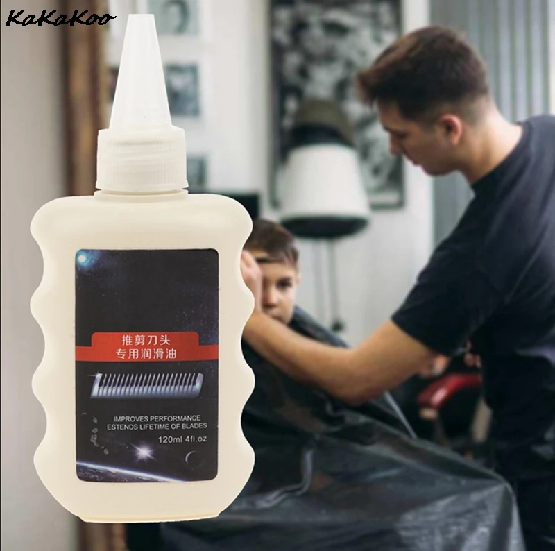 Электрическая машинка для стрижки волос с ножницами лезвие масляная